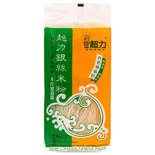 Chewy Instant Rice Vermicelli Family Pack (4 pcs) 超力 銀絲米粉 (4片家庭裝)
