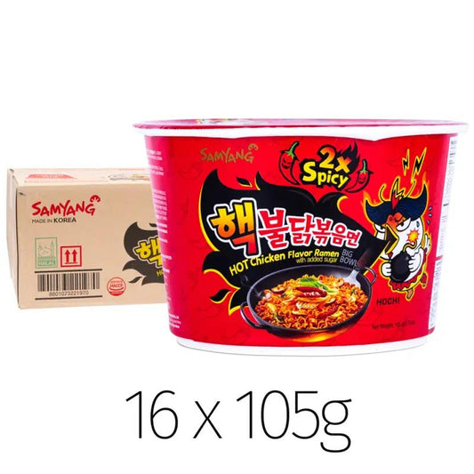 三養辣雞麵（特辣碗麵）(16入)