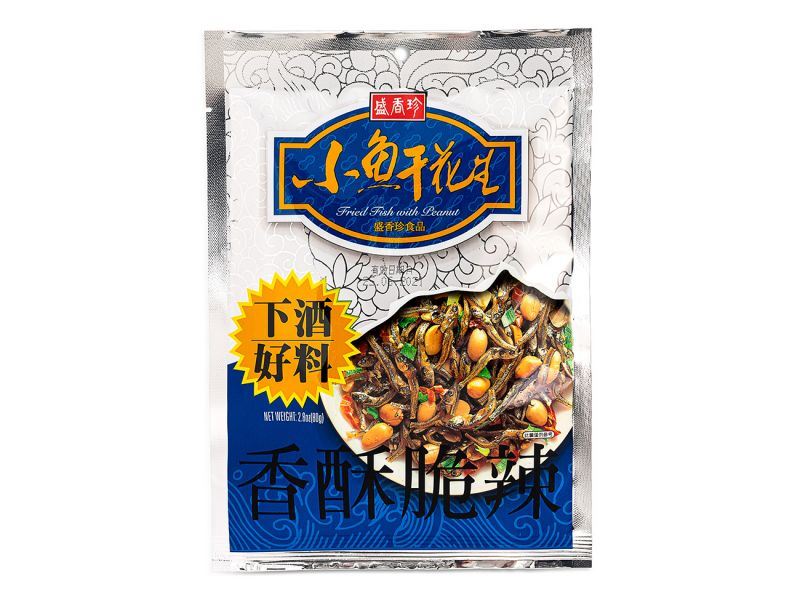 Triko Foods Fried Fish with Peanuts 盛香珍 小鱼干花生