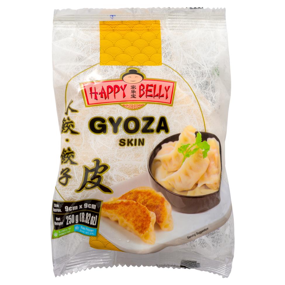 Happy Belly Frozen Gyoza Skin 家樂寶 水餃餃子皮 (9 x 9cm)