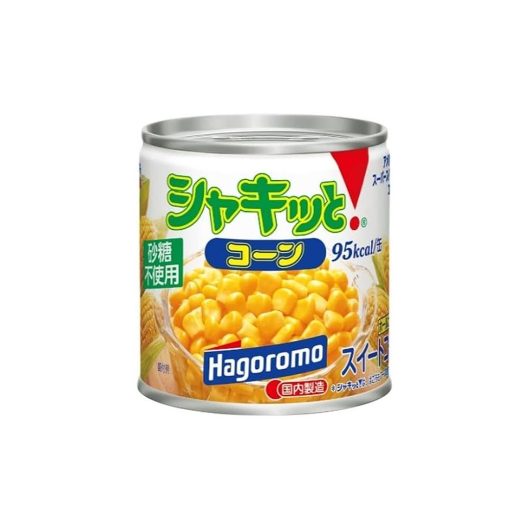 Hagoromo Canned Sweet Corn (3 Can) シャキッとコーン 砂糖不使用 (3缶)
