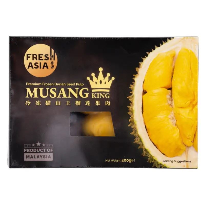 Fresh Asia Premium Frozen Durian Seed Pulp Musang King 香源 冷凍貓山王榴蓮果肉