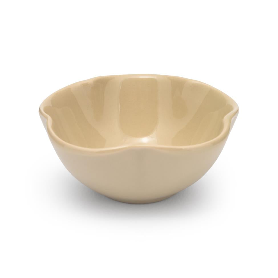 Flower-Shaped Mini Ceramic Bowl セラミックミニボウル 花 (Random Colour)