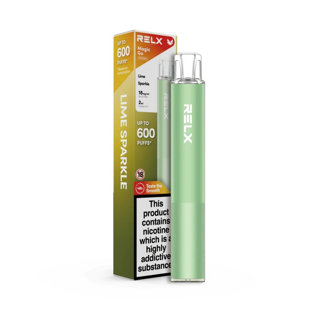 Relx Magic Go 拋棄式電子菸（青檸氣泡）