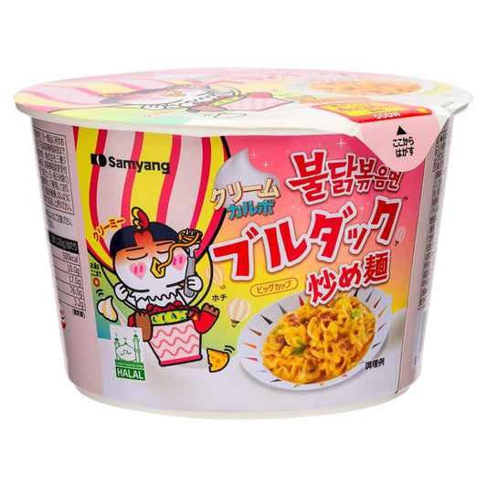 三養辣雞麵大碗（奶油卡波納拉）（日本版）