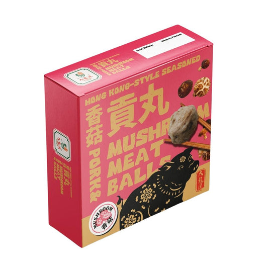 Tai Lung Fung Frozen Hong Kong-Style Pork & Mushroom Beef Meat Balls 大龍鳳 港式香菇貢丸