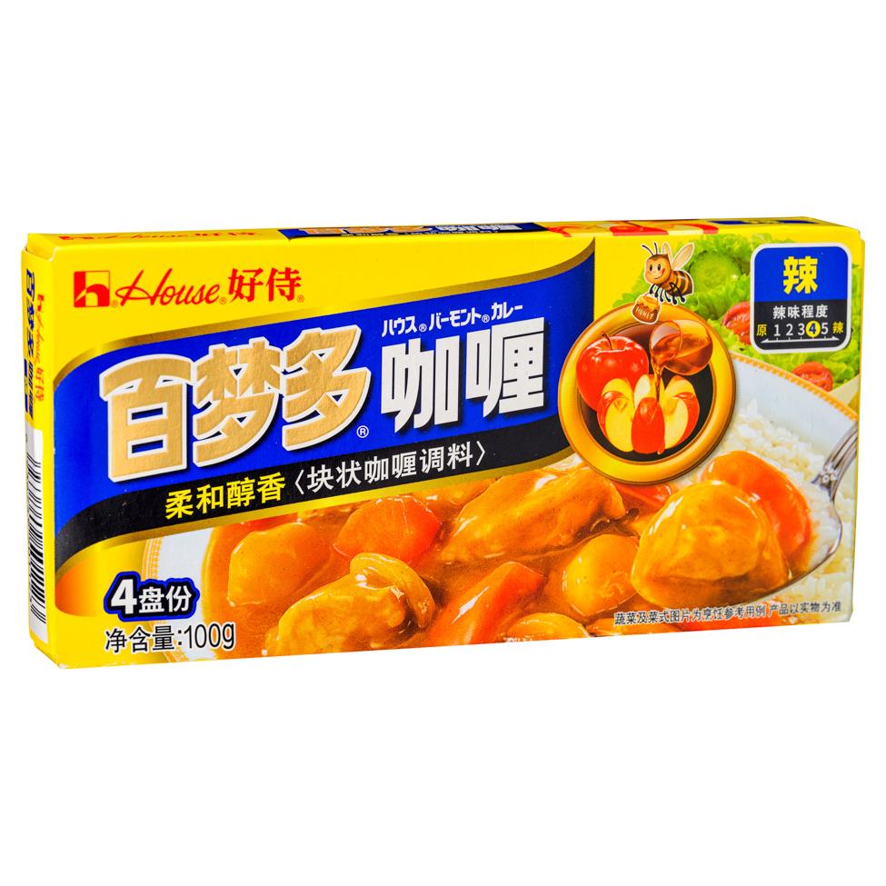 House Foods Curry Block (Hot) 好侍 百夢多咖喱 (辣味)