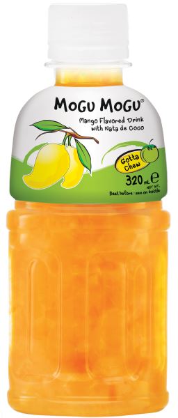 Mogu Mogu Mango Flavored Drink with Nata De Coco