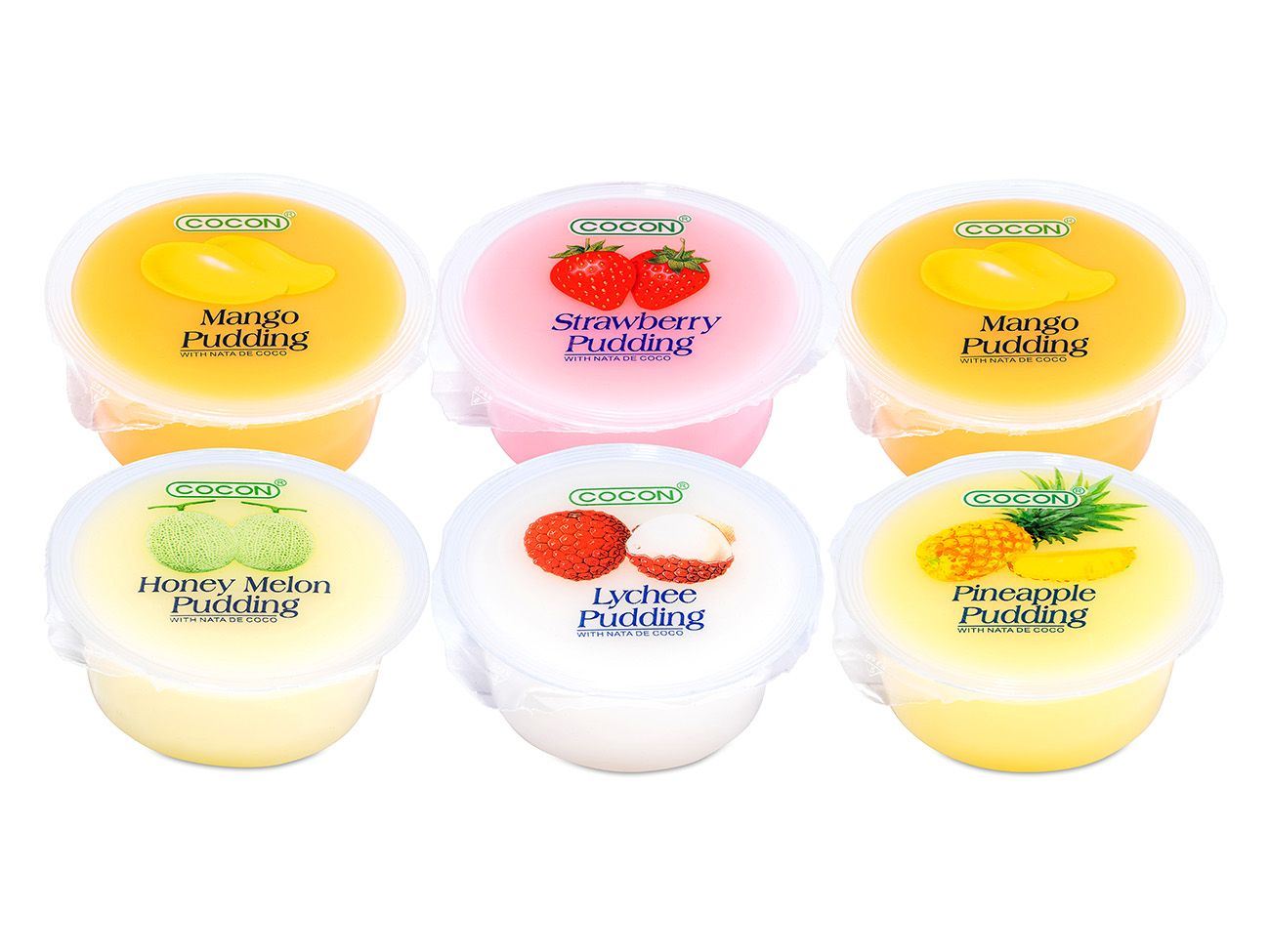 Cocon Assorted Fruit Flavoured Jelly Pudding with Coconut Gel Pieces