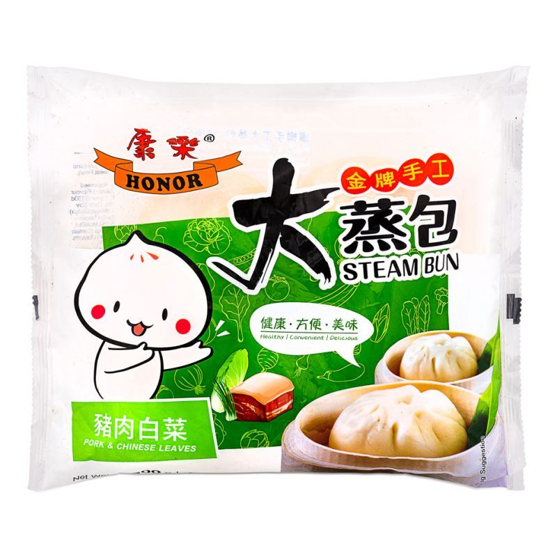 Honor Pork & Chinese Leaves Steam Bun 康樂 手工大蒸包 (豬肉白菜)