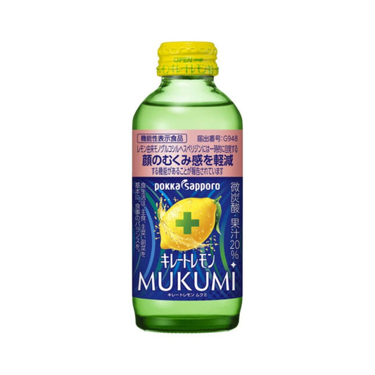 Pokka Sapporo Kireto Chelated Lemon Drink Mukumi Swelling Care キレートレモン MUKUMI