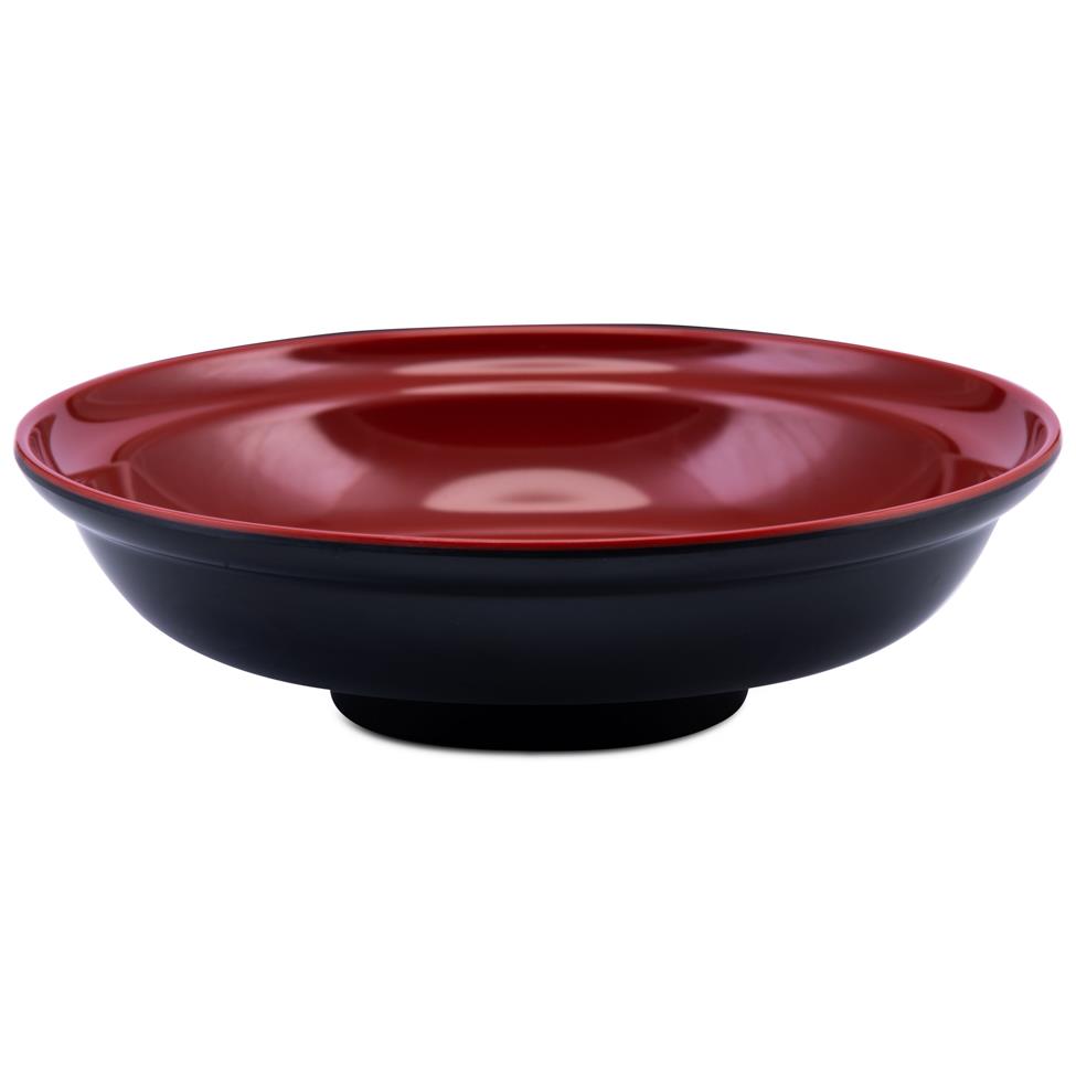 6' Japanese Style Melamine Noodle Bowl with Lid