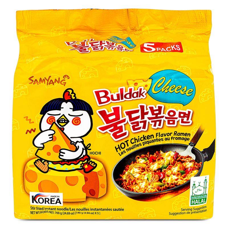 Samyang Buldak Hot Chicken Flavour Ramen (Cheese) Multipack (Pack of 5)