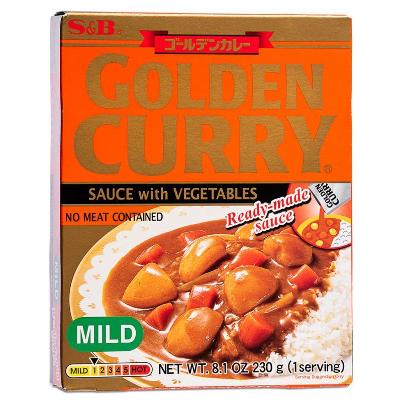 S&B Golden Curry Sauce with Vegetables (Mild)