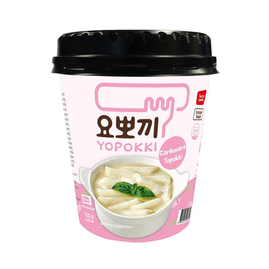 Young Poong Yopokki Carbonara Topokki (Rice Cake) Cup 卡邦尼炒年糕 (杯)