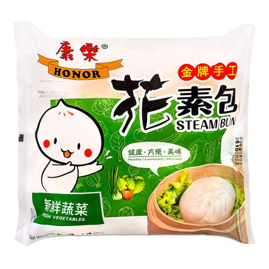 Honor Fresh Vegetables Steam Bun 康樂 手工花素包