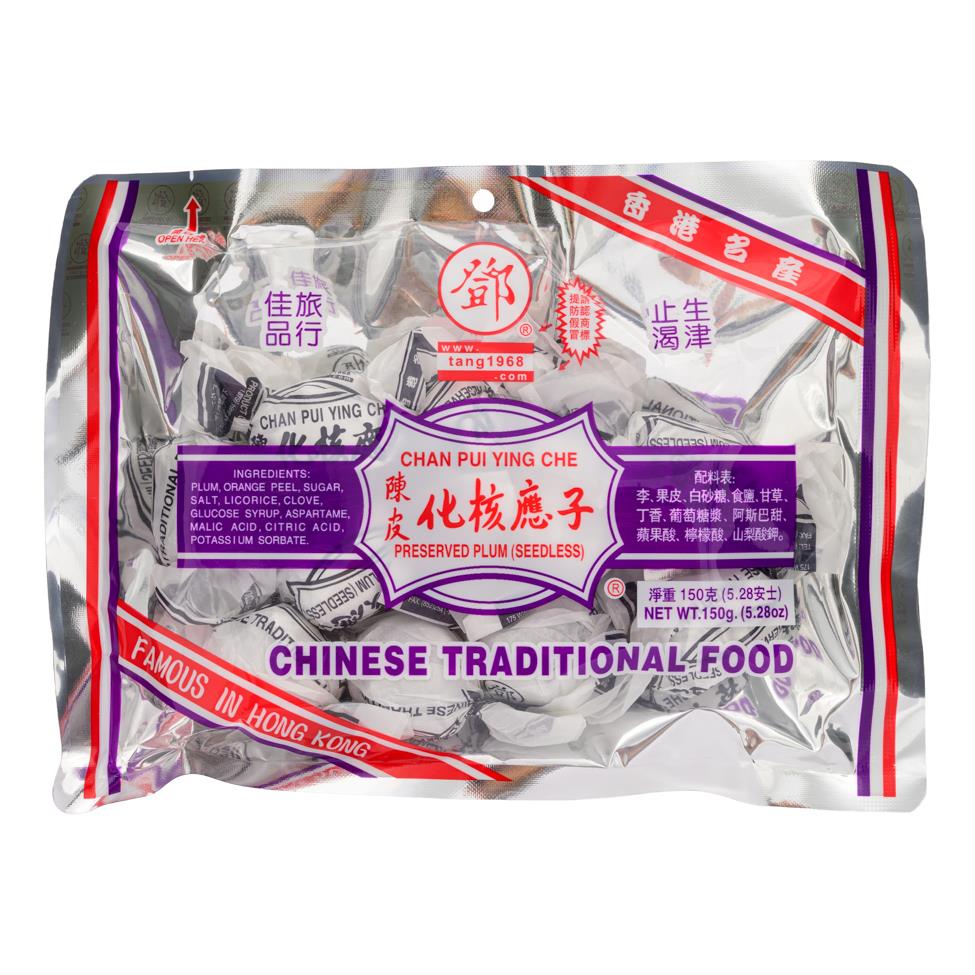 Tang Hoi Moon Kee Chan Pui Ying Che Preserved Plum (Seedless) 鄧海滿記 陳皮化核應子