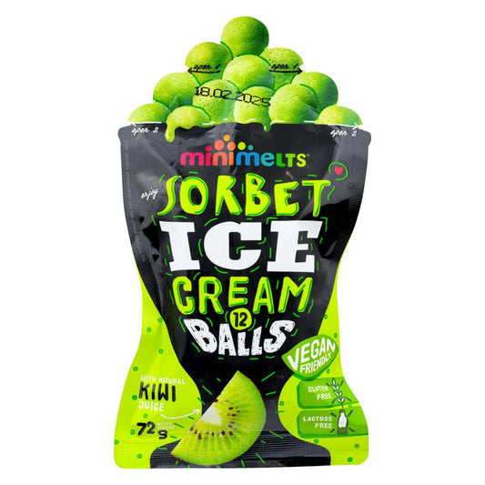 Minimelts Sorbet Ice Cream Balls (Kiwi)