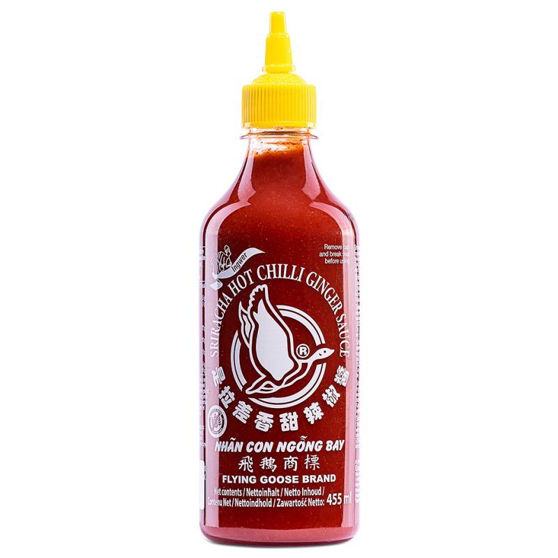 Flying Goose Sriracha Hot Chilli Sauce (Ginger) 飛鵝商標 是拉差香甜辣椒醬 (薑味)