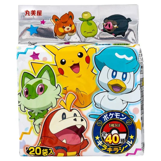 Marumiya Pokemon Furikake Seaweed Rice Seasoning with Glitter Sticker (4 Flavours) (20 pcs) 丸美屋 ポケモン ふりかけミニパック (20袋入)