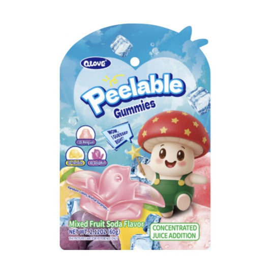 QLove Peelable Gummies (Mixed Fruit Soda Flavour)