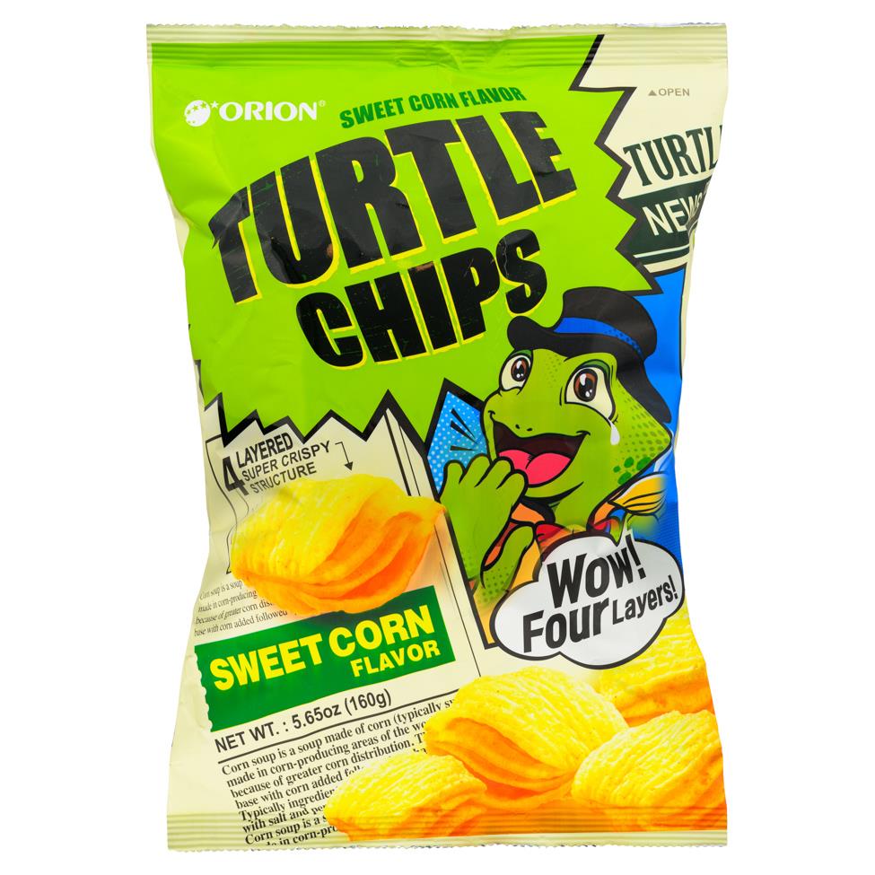 Orion Turtle Chips (Sweet Corn Flavour) (L)