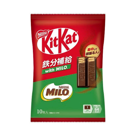 Nestle Mini Kit Kat with Milo (Iron Supplement) キットカット 鉄分補給 with MILO