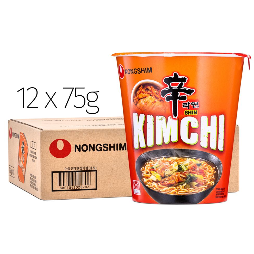 Nongshim Shin Kimchi Cup Noodle (S) 農心 泡菜辛拉麵杯麵 (小) (12 pcs)