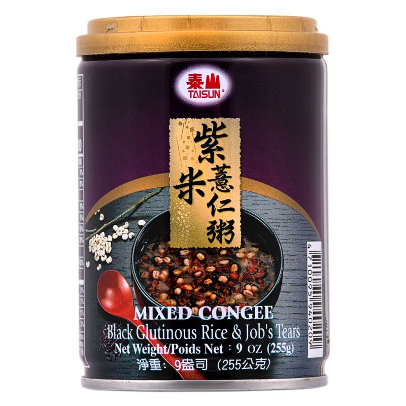 Taisun Mixed Congee with Black Glutinous Rice & Job's Tears 泰山 紫米薏仁粥