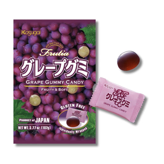 Kasugai Frutia Grape Gummy Candy