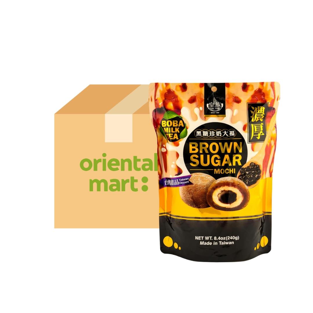 Royal Family Brown Sugar Boba Milk Tea Mochi (Case of 12)