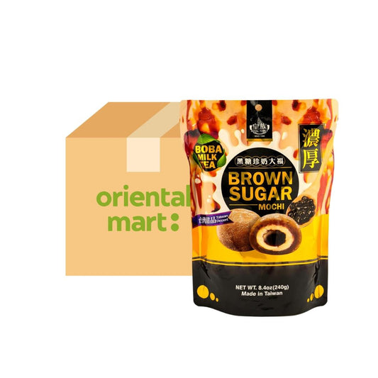 Royal Family Brown Sugar Boba Milk Tea Mochi (Case of 12)
