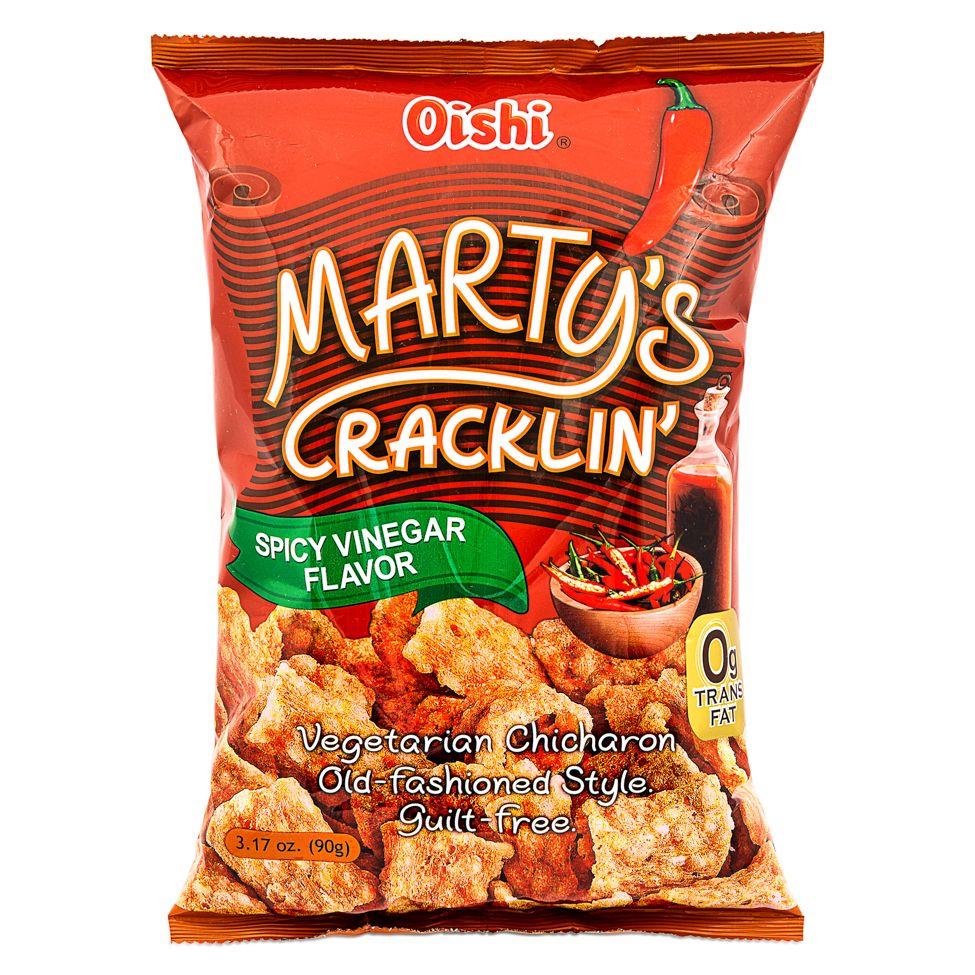 Oishi Marty's 香脆薯片（辛辣醋味）