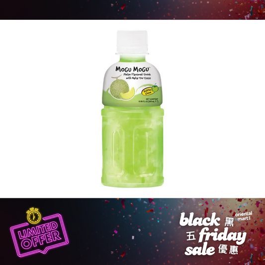 Mogu Mogu Melon Flavored Drink with Nata De Coco
