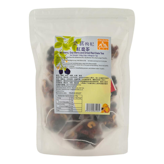 Dinghu Mountain Mulberry, Goji Berry and Dried Red Date Tea 鼎湖山 桑葚枸杞紅棗茶