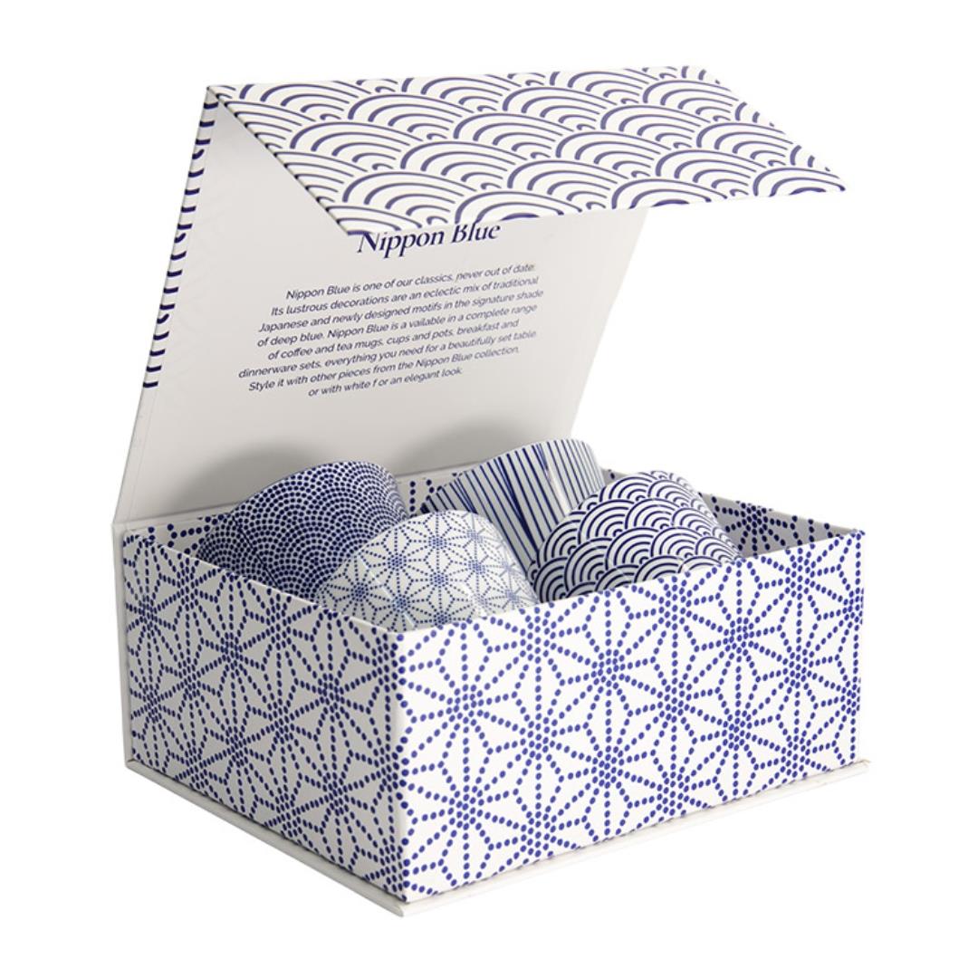 Tokyo Design Studio Nippon Blue Cup Giftbox (Set of 4)