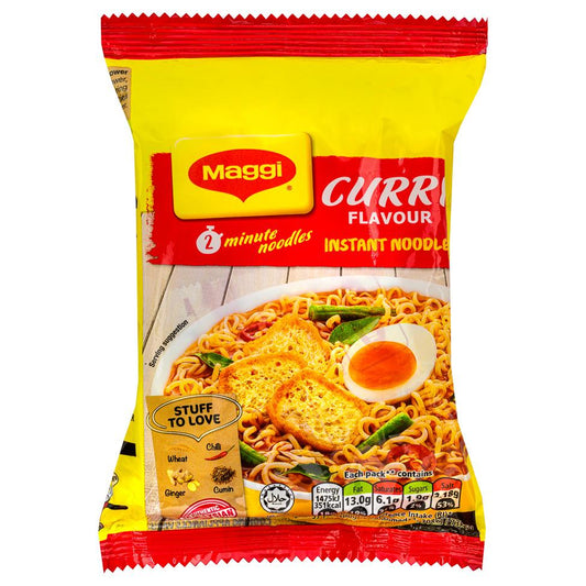 (Case) Maggi Curry Flavour Instant Noodles 美極 咖喱麵 79g*30