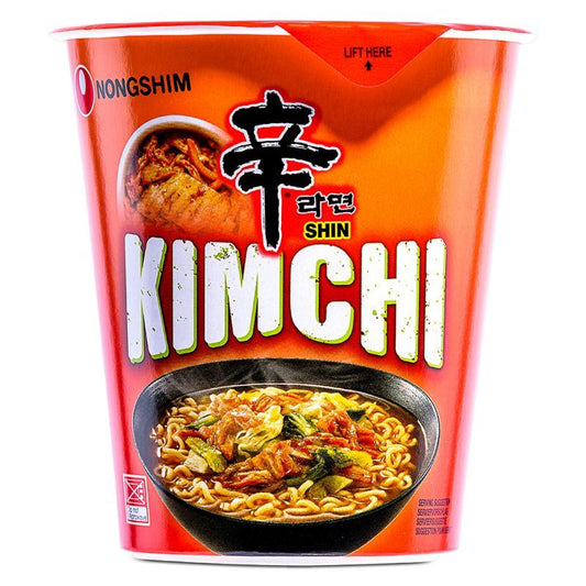 Nongshim Shin Kimchi Cup Noodle (S) 農心 泡菜辛拉麵杯麵 (小) - Best Before: 09/10/2025