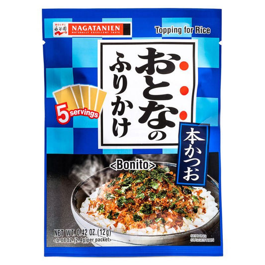 Nagatanien Rice Seasoning Otonano Furikake (Bonito & Seaweed) 永谷園おとなのふりかけ (本かつお)