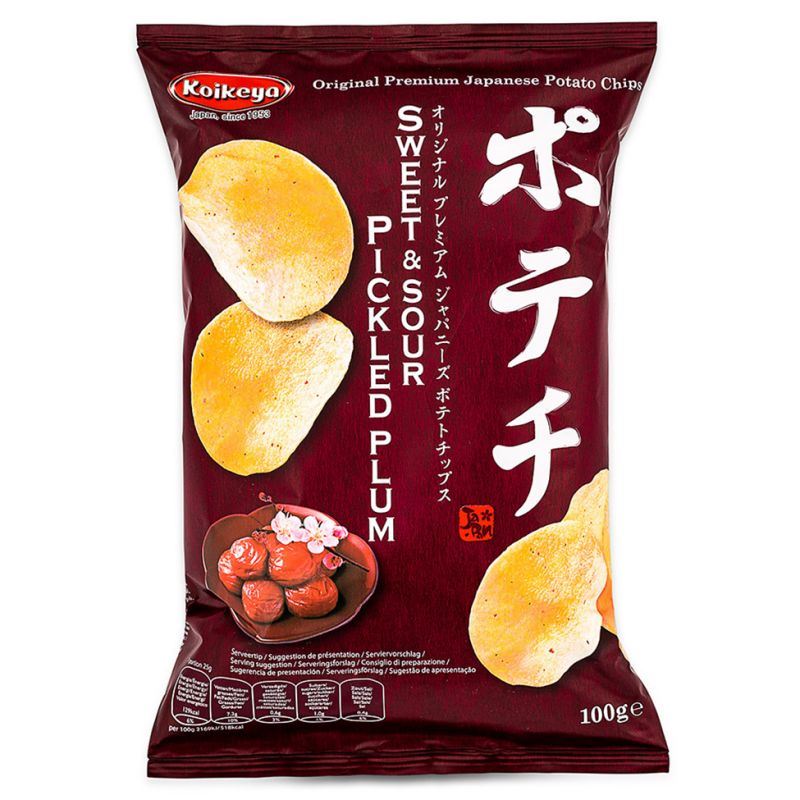 Koikeya Premium Japanese Potato Chips (Sweet & Sour Pickled Plum)