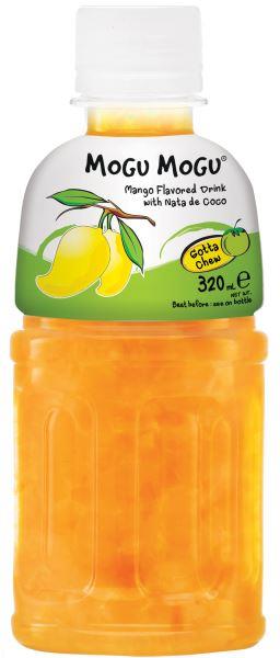 Mogu Mogu Mango Flavored Drink with Nata De Coco Multipack (Pack of 6)