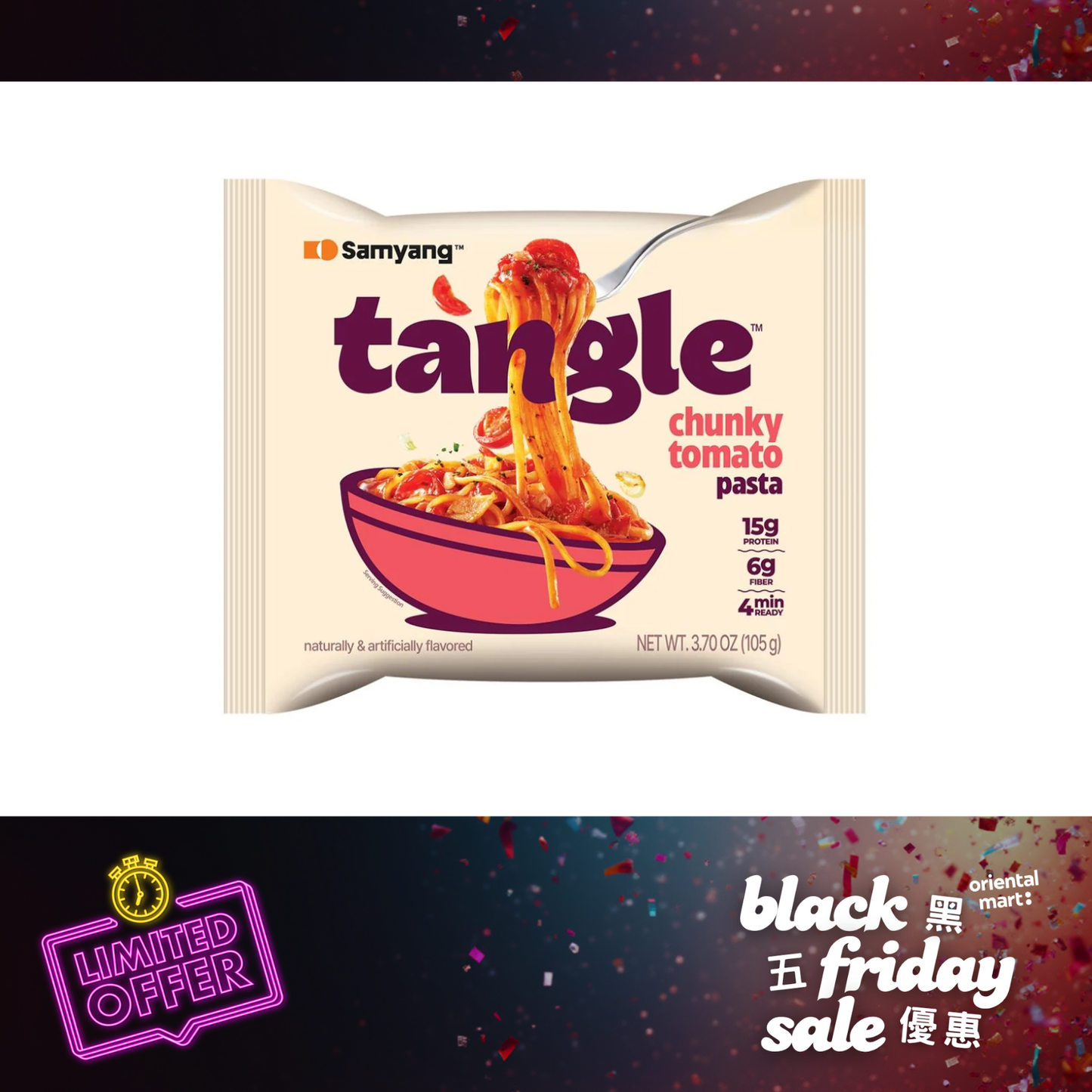 Samyang Tangle Chunky Tomato Pasta