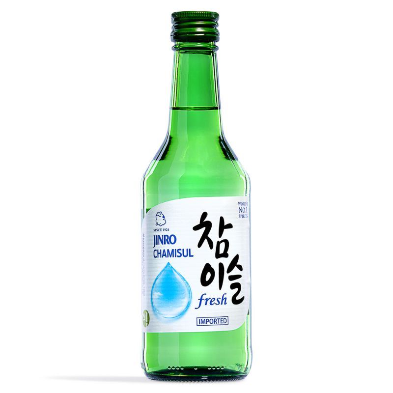 Jinro Chamisul Fresh Soju 참이슬 (ABV 16.5%)