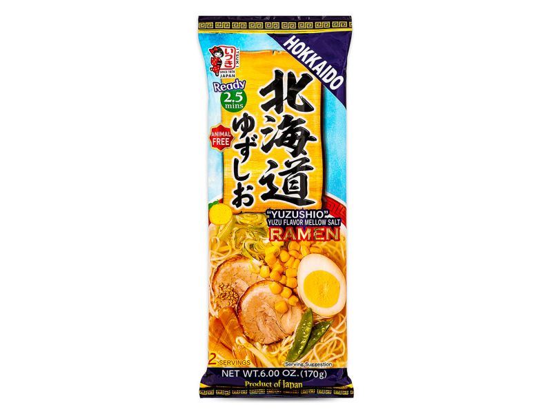 Itsuki Hokkaido Yuzushio Yuzu Flavour Mellow Salt Ramen 北海道ゆずしお