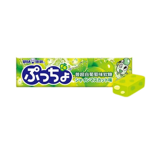 UHA Puccho Soft Candy (White Grape Flavour) 悠哈普超白葡萄味軟糖