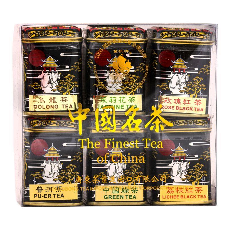 Golden Sail The Finest Tea of China (Assorted 6 Flavours) 金帆牌 中國茗茶