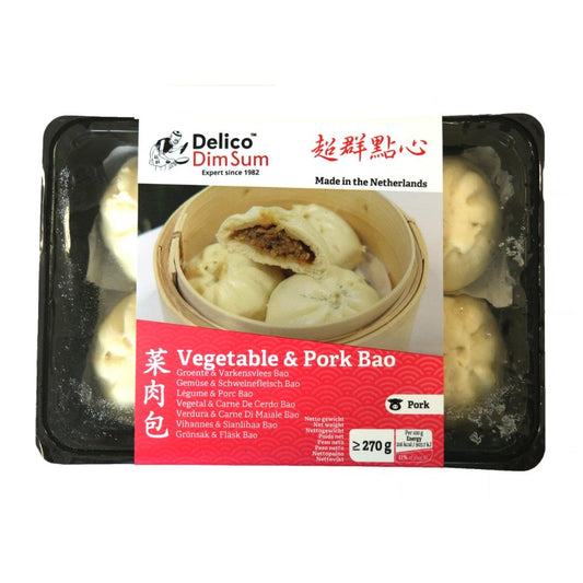 Delico Dim Sum Vegetable & Pork Bao 超群點心 菜肉包