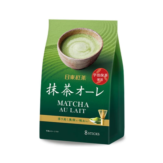 Nitto Matcha Au Lait Powder (8 sticks) 日東紅茶 抹茶歐蕾 (8條)