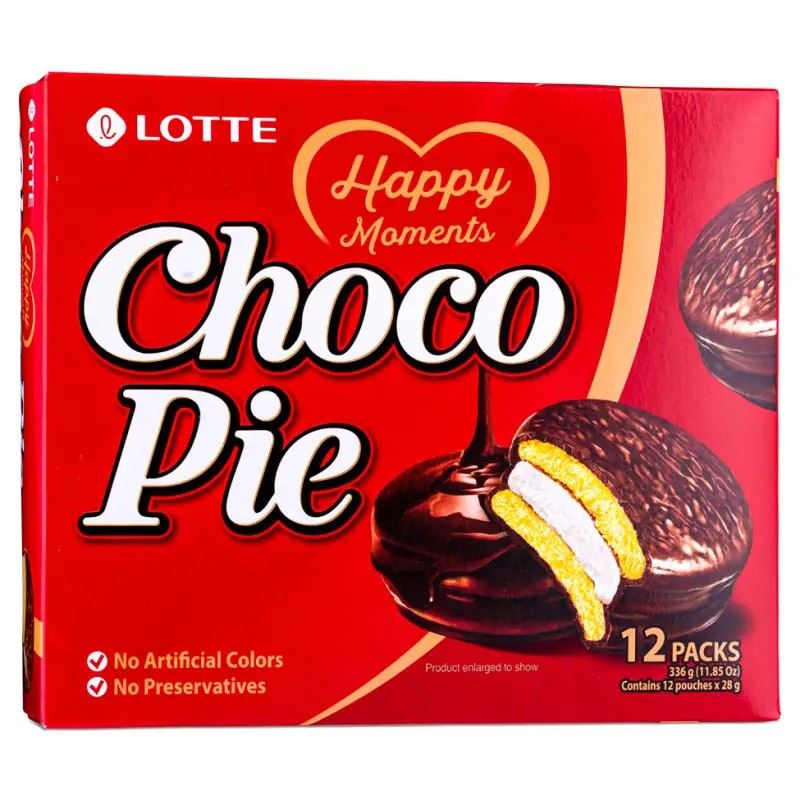 Lotte Choco Pie (12 Pcs)