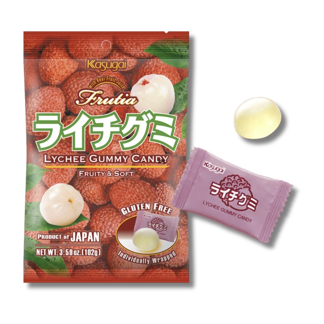 Kasugai Frutia Lychee Gummy Candy